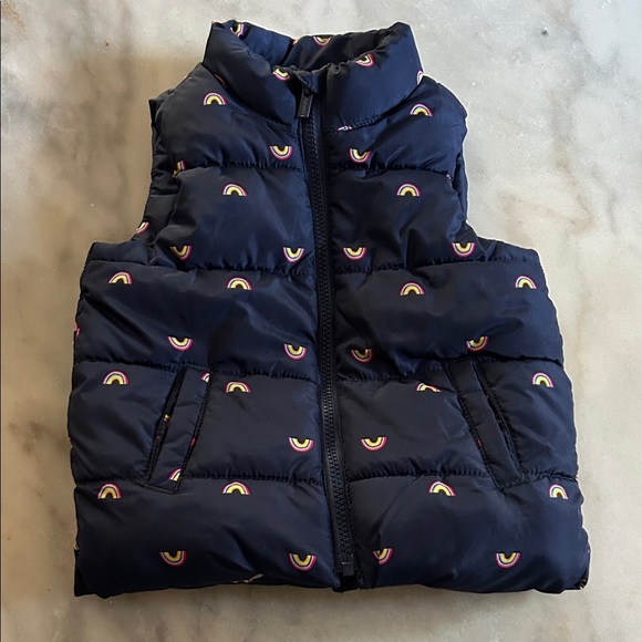 Old Navy Navy Blue Fleece Vest - Picture 1 of 4